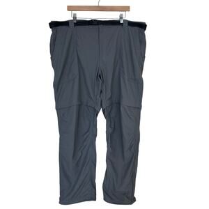 LL Bean Gray Cresta Convertible Hiking Pants Sz XXL